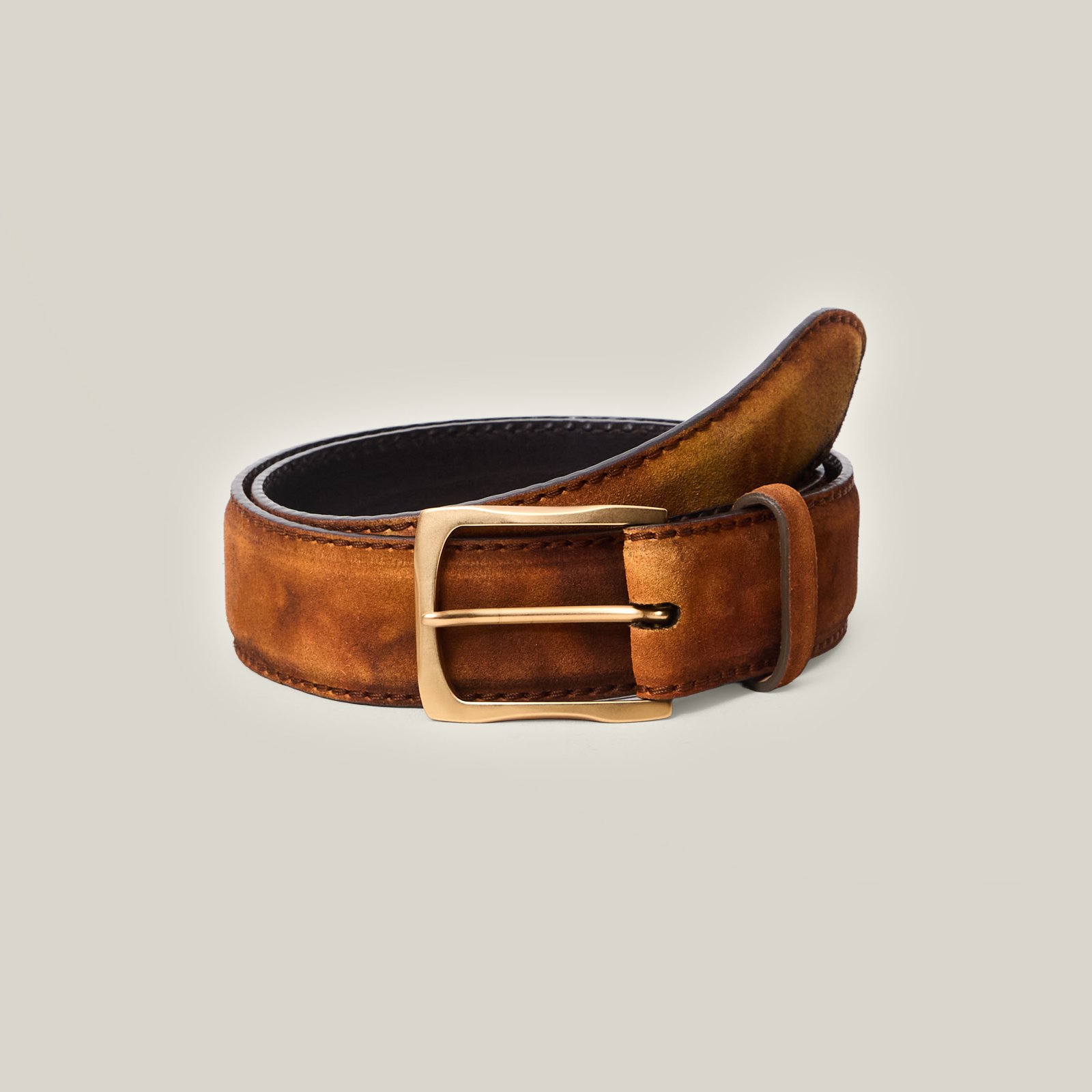 Fibbia Era e cintura in camoscio tie-dye 40mm - immagine 4