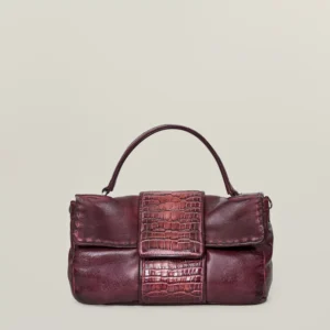 Keiko – borsa a tracolla con patta in coccodrillo