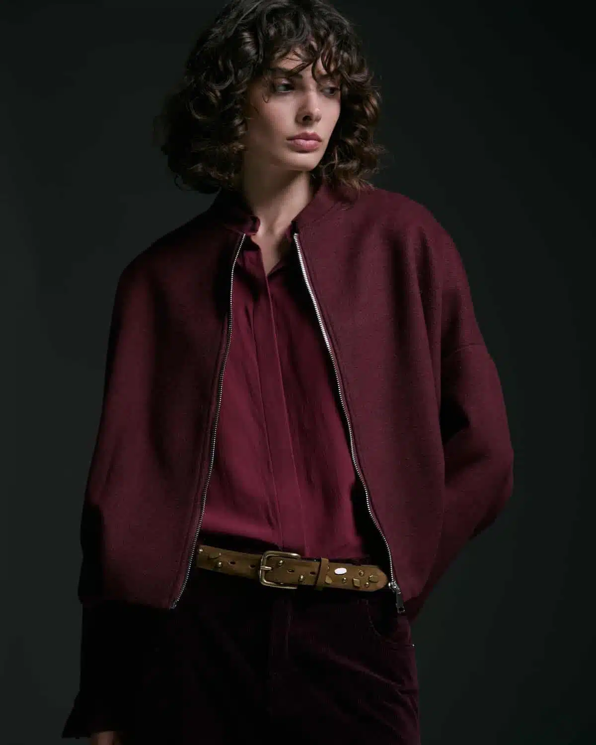 Fibbia Nusa e cintura in camoscio con borchie 30mm - immagine 4