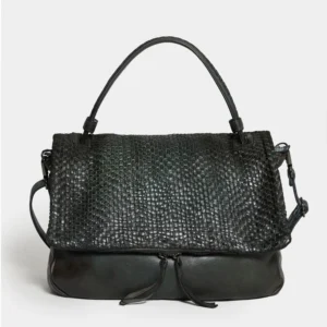 Basket – Borsa a mano intrecciata Petrolio