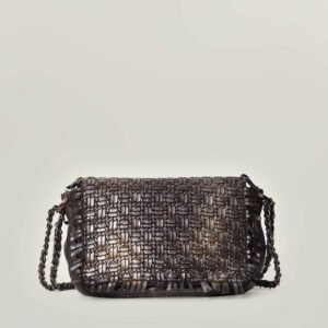 TRX – Borsa a spalla in pelle intrecciata