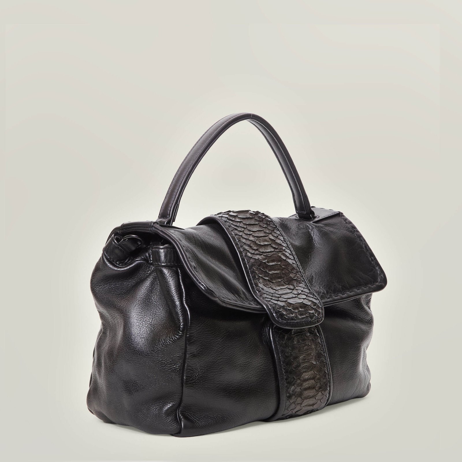 Keiko – Borsa a tracolla con patta in pitone - immagine 2